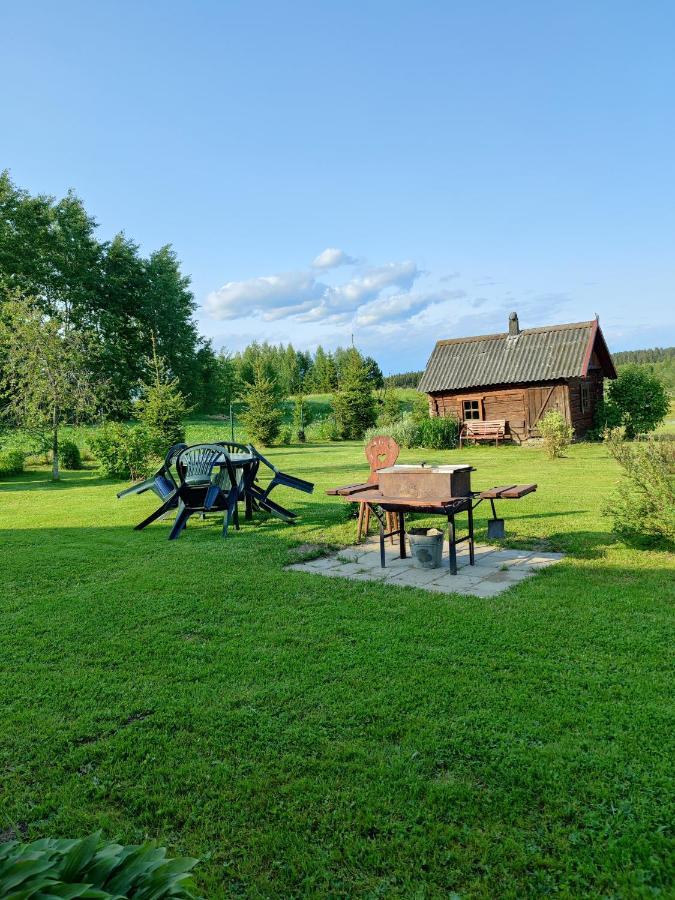 Zalioji Villa Padustis Bagian luar foto