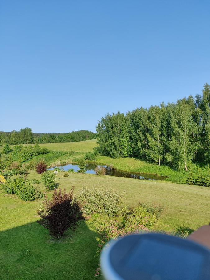 Zalioji Villa Padustis Bagian luar foto