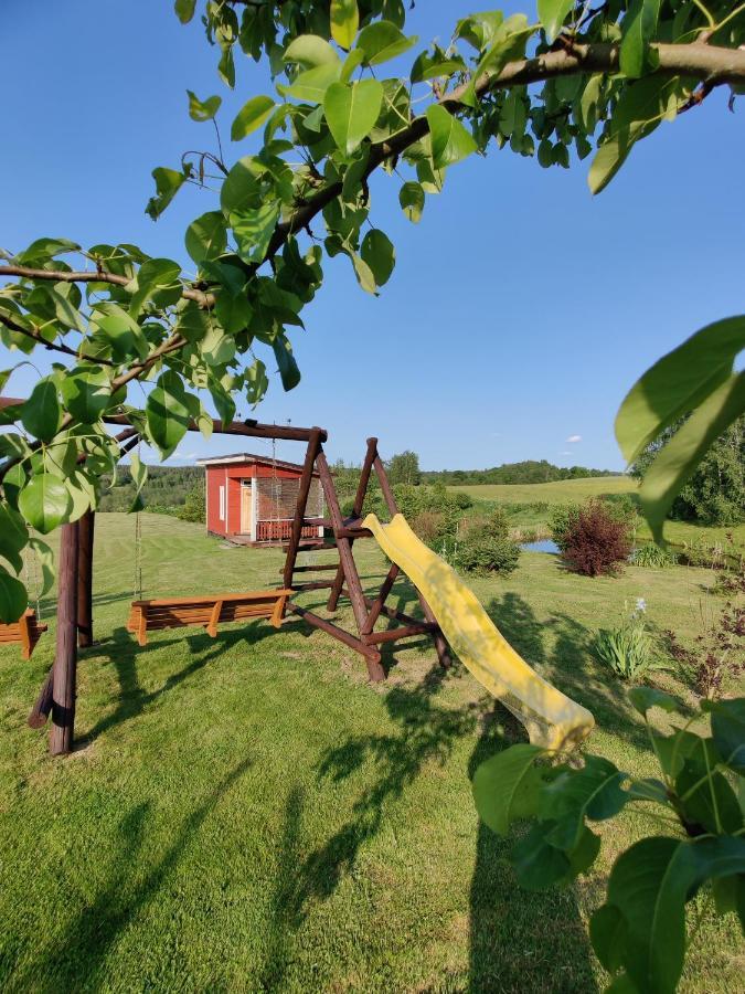 Zalioji Villa Padustis Bagian luar foto